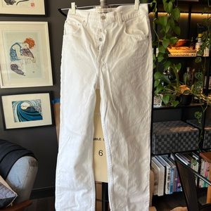 Reformation Cynthia High Rise Straight Jeans